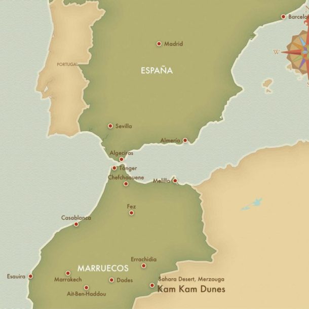 Viajar a Marreucos desde Espana