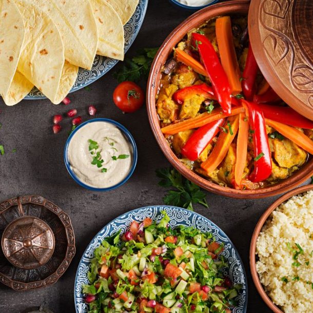 Typical dishes in Morocco
